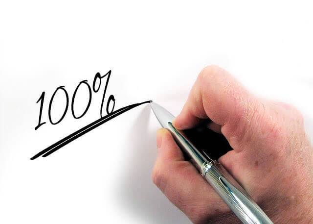 كيف احسب النسبة المئوية من مبلغ