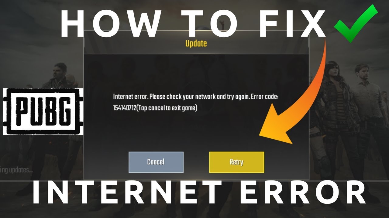 لعبة ببجي إصلاح مشكلة خطأ اتصال الإنترنت Internet Error لعبة ببجي: إصلاح مشكلة خطأ اتصال الإنترنت Internet Error
